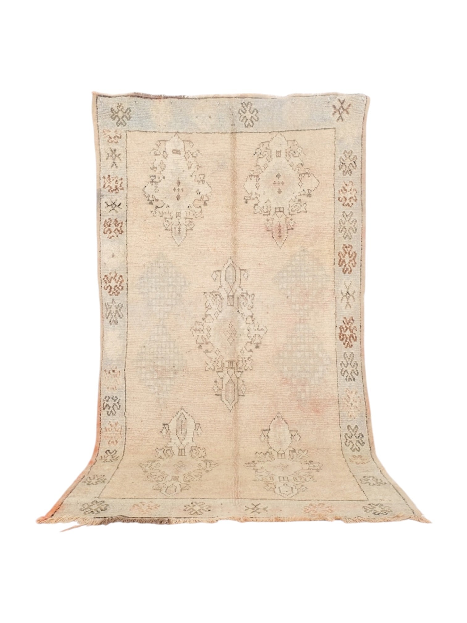 Rare Vintage Moroccan Rug | 280cm x 156cm - Muted Boujaad