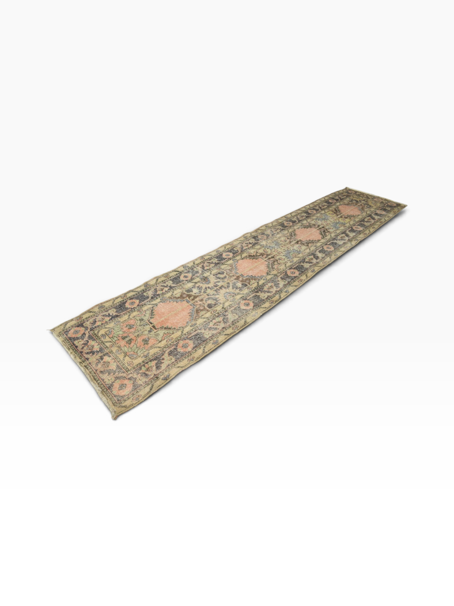 Rare Vintage Turkish Runner - J’adore Oushak (316cm x 67cm)