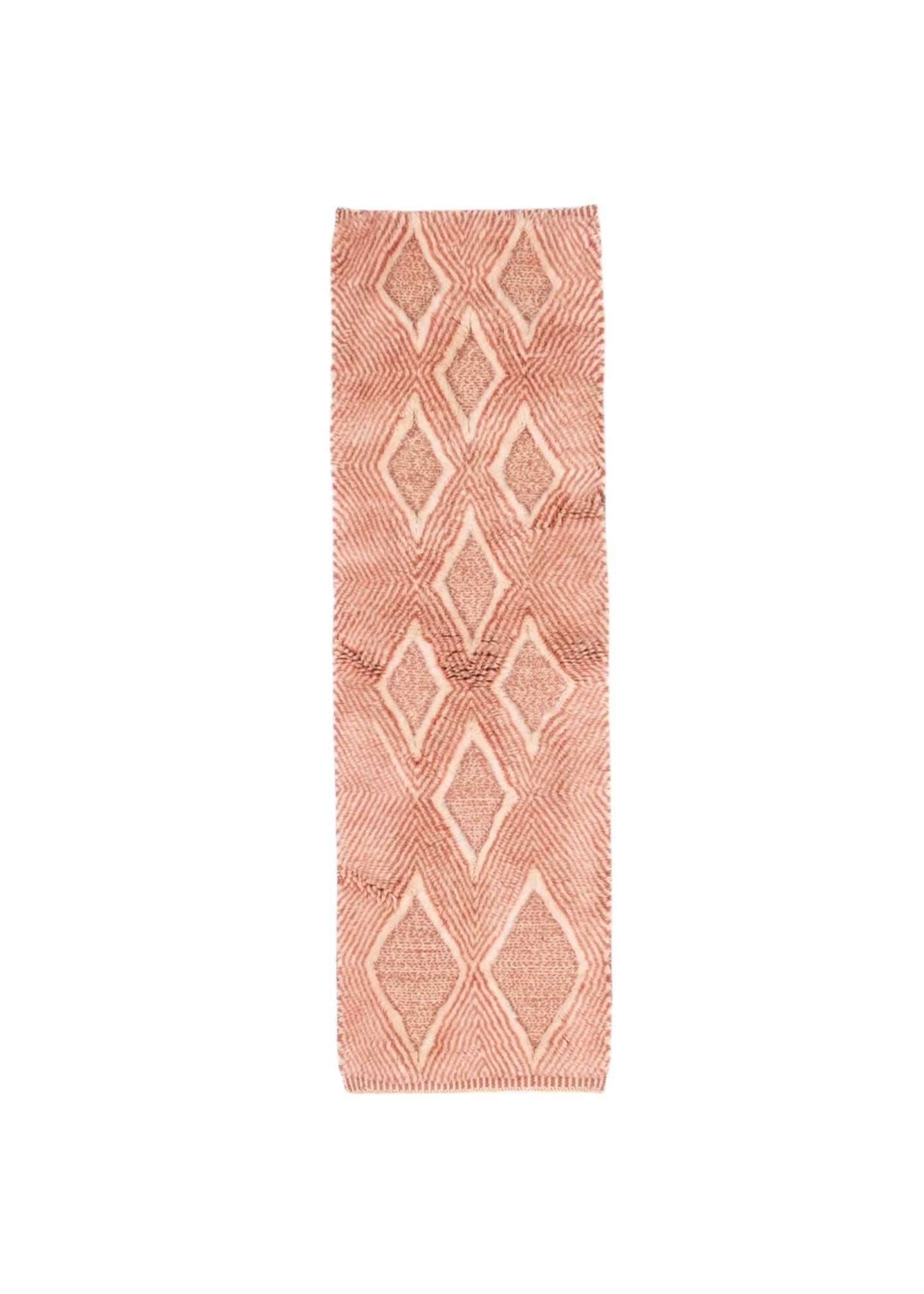 Contemporary Moroccan Runner | Valencia - Blushed Rose
