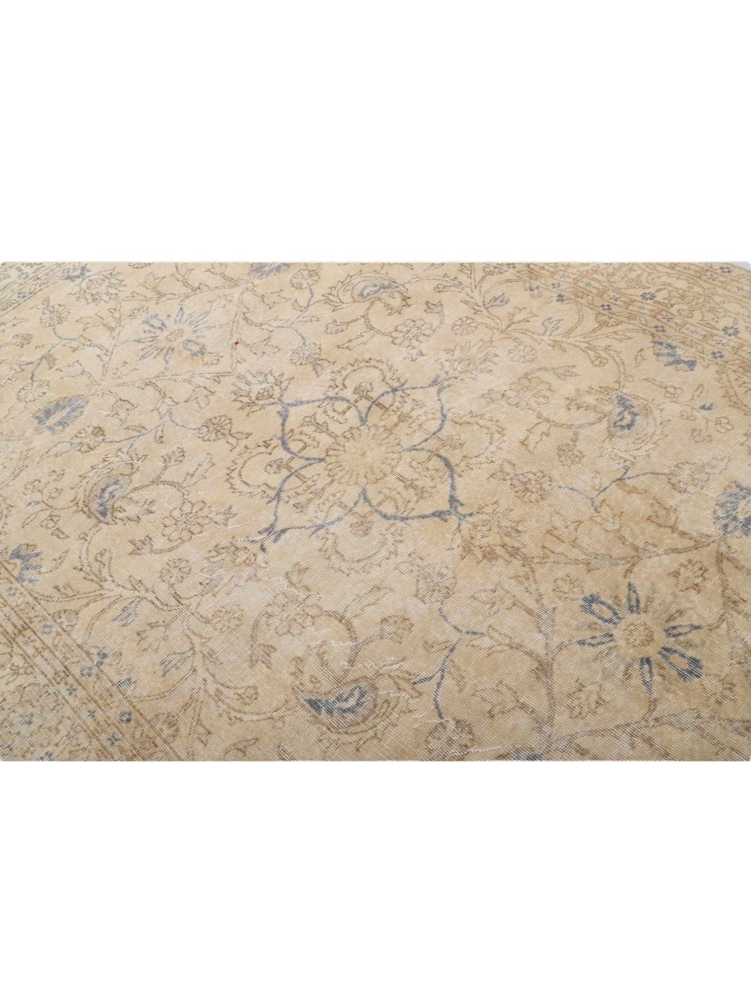 Rare Vintage Turkish Rug - Bluebell Beauty Oushak (314cm x 204cm)