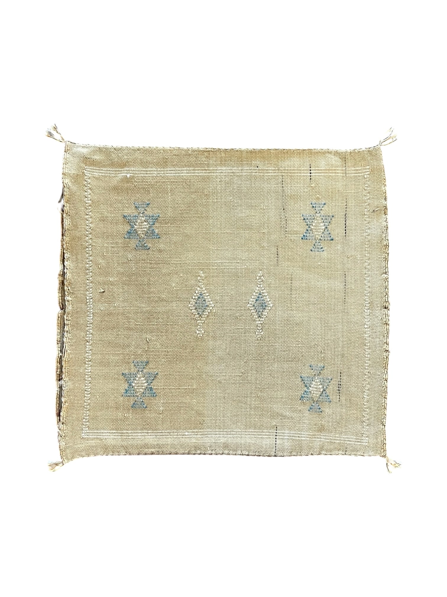 Moroccan Cactus Silk 50x50cm | Champagne Clay