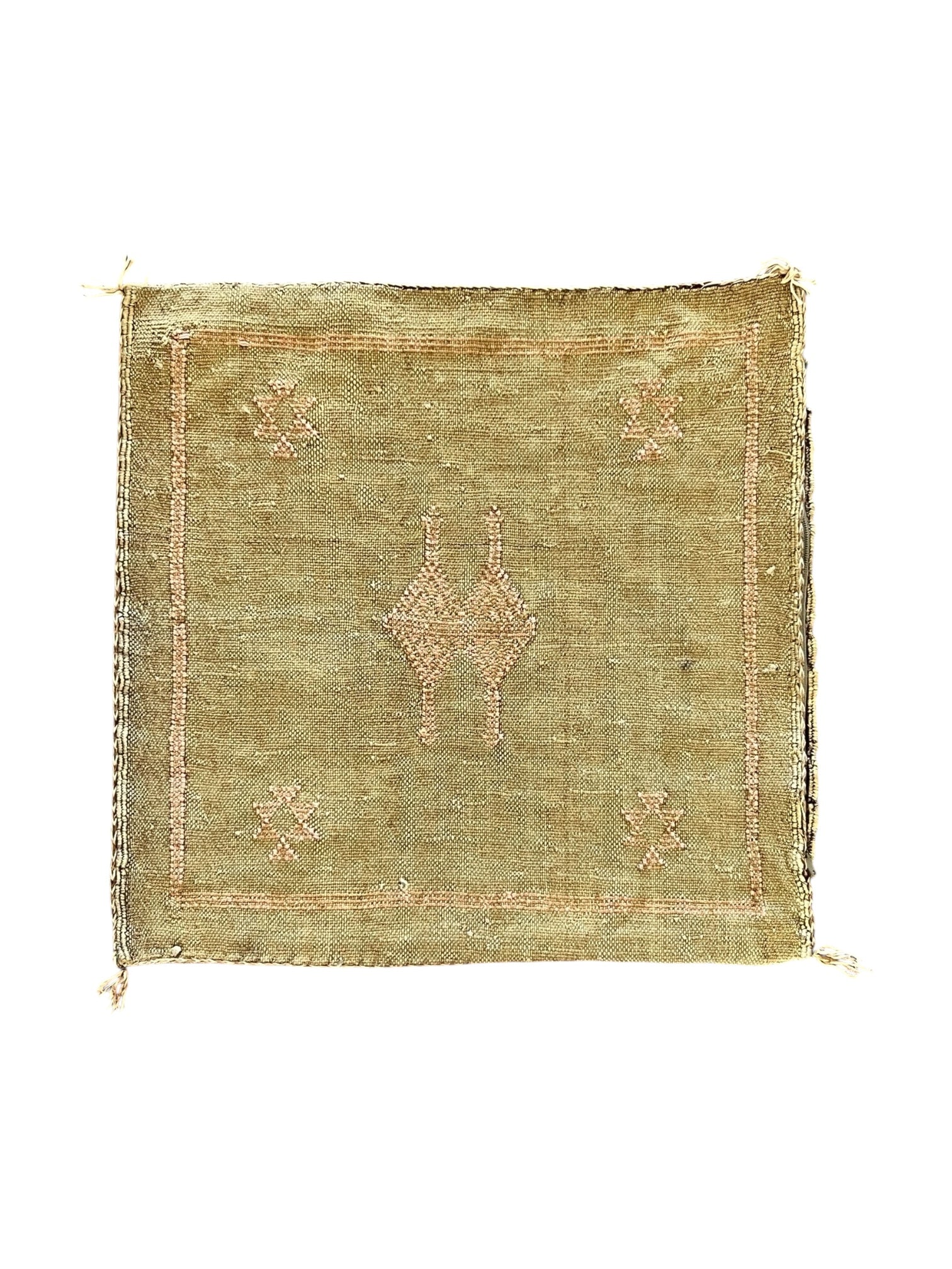 Moroccan Cactus Silk 50x50cm | Gold Peach