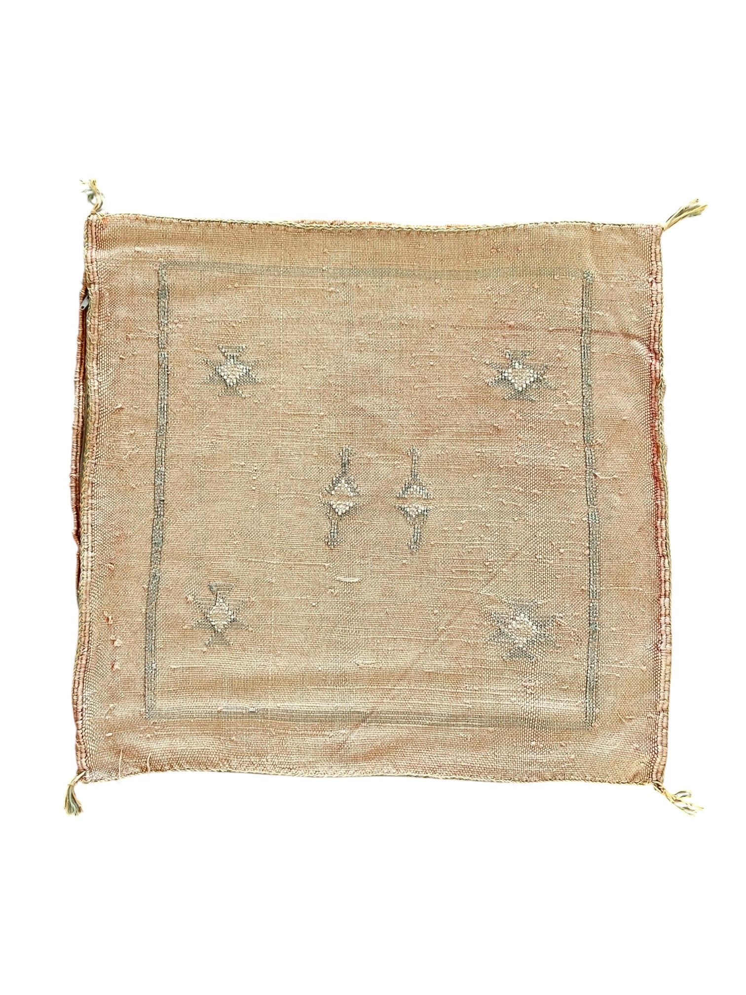 Moroccan Cactus Silk 50x50cm | Soft Peach