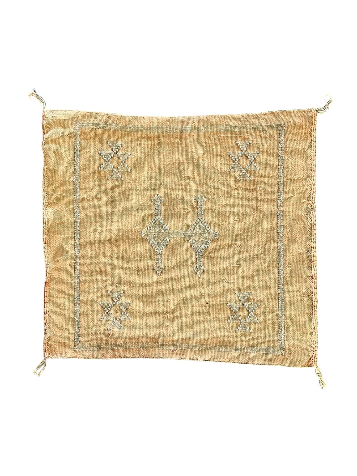 Moroccan Cactus Silk 50x50cm | Golden Dune