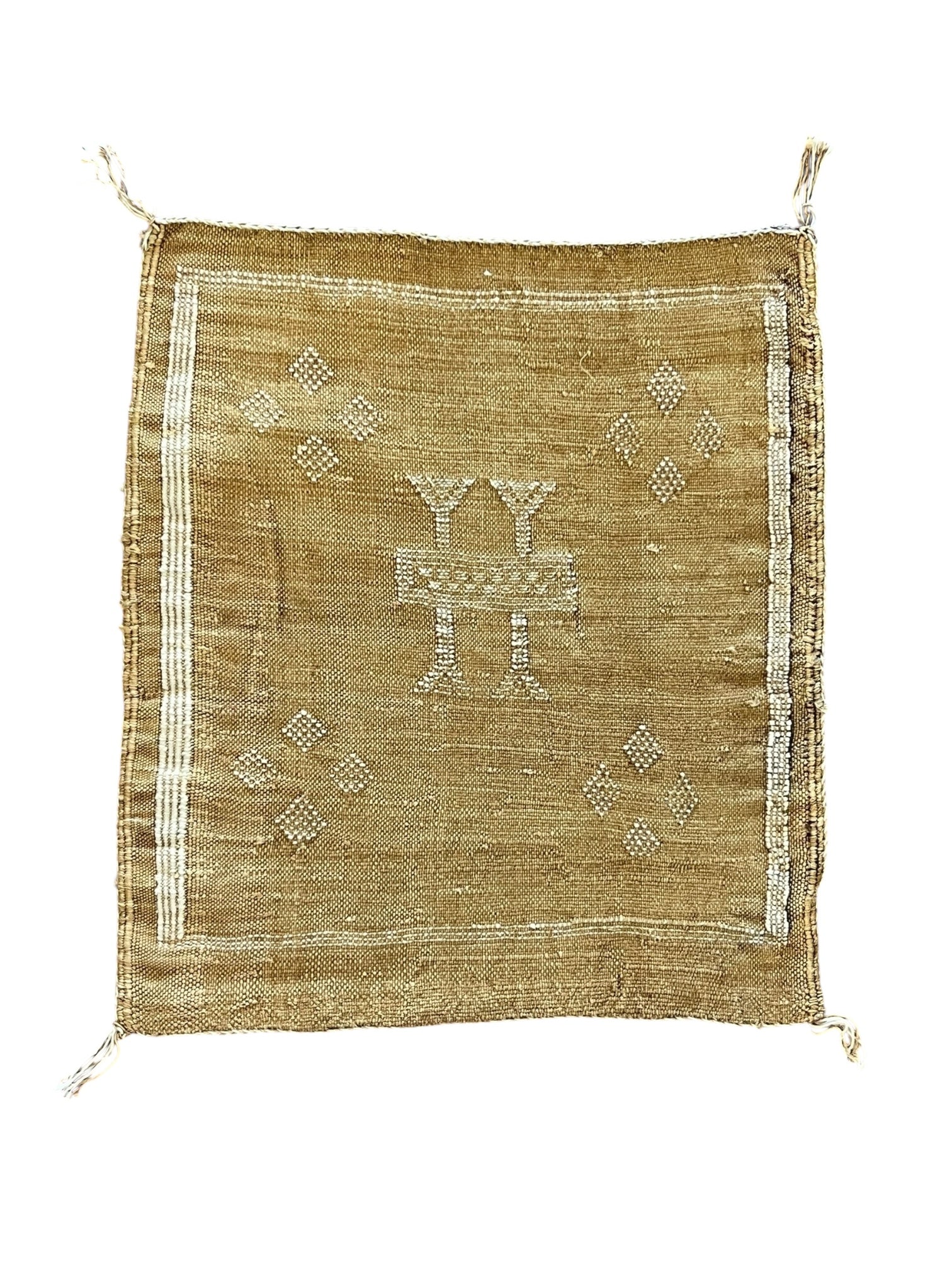 Moroccan Cactus Silk 50x50cm | Sahara Bronze