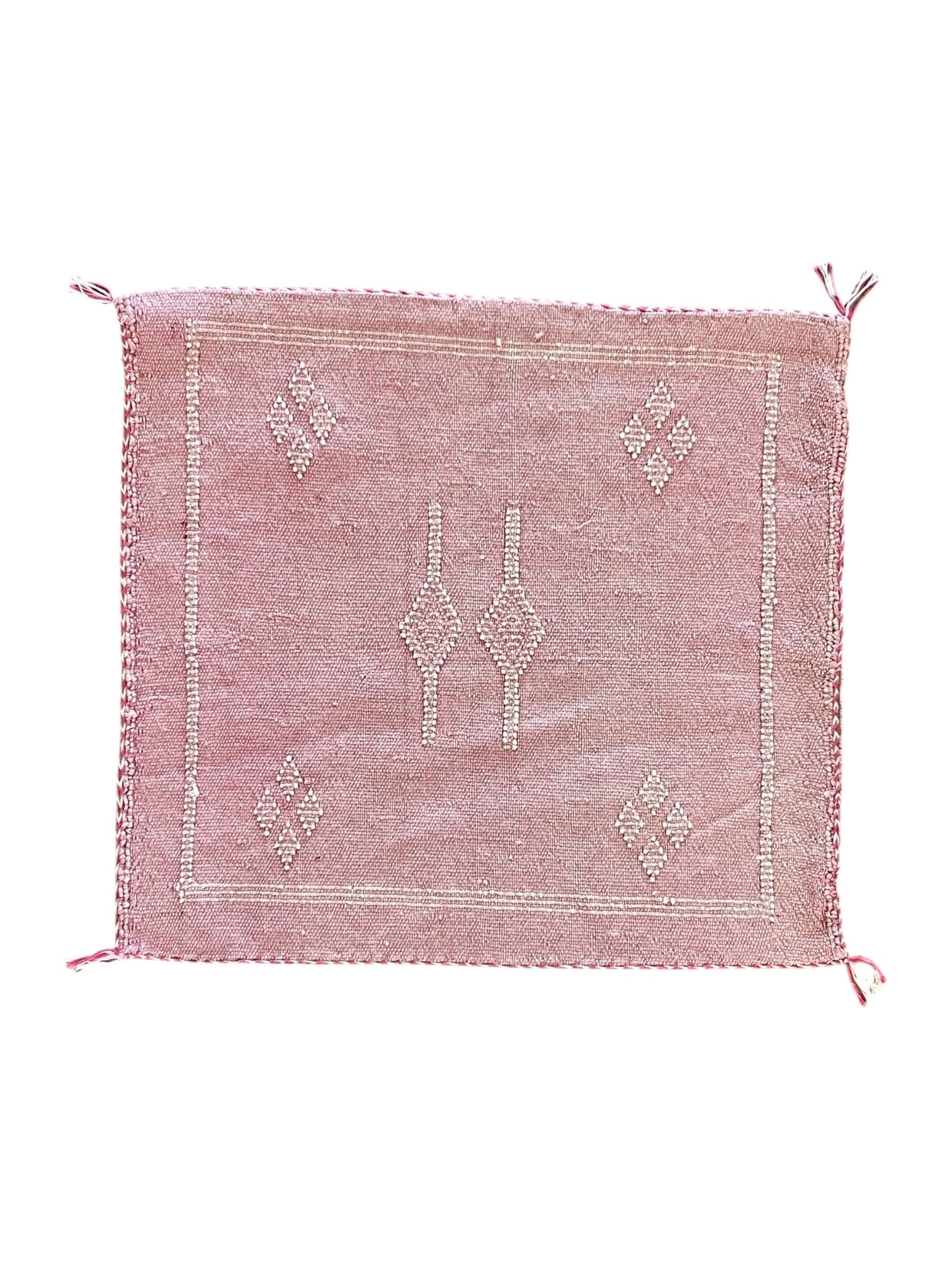 Moroccan Cactus Silk 50x50cm | Petal Pink