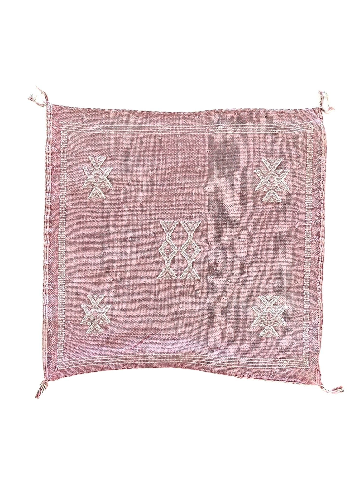 Moroccan Cactus Silk 50x50cm | Petal Pink