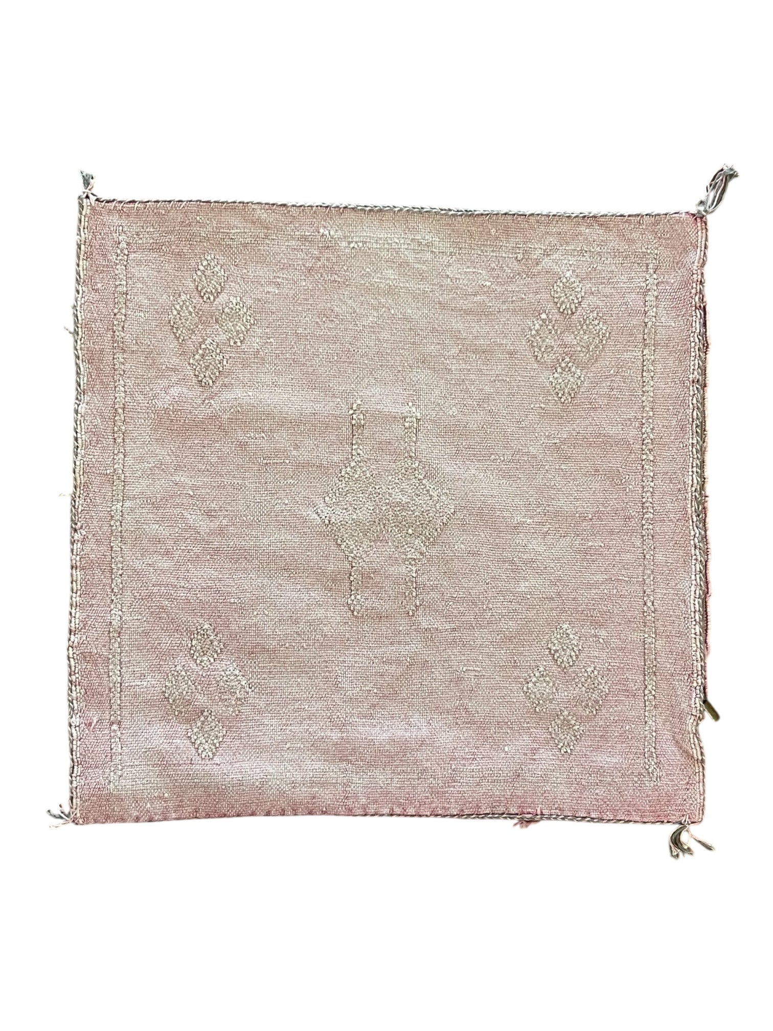 Moroccan Cactus Silk 50x50cm | Petal Pink