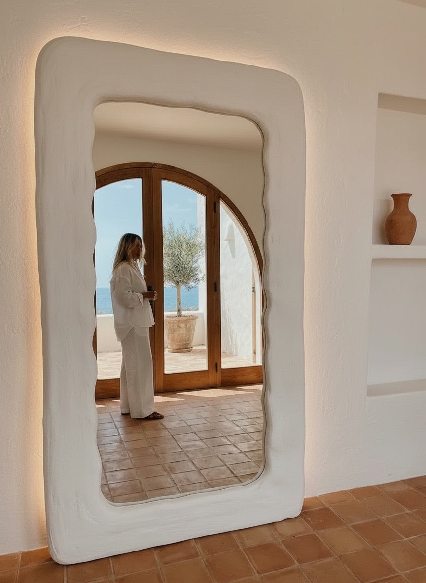 Euro Verano - Plaster Rectangle Mirror