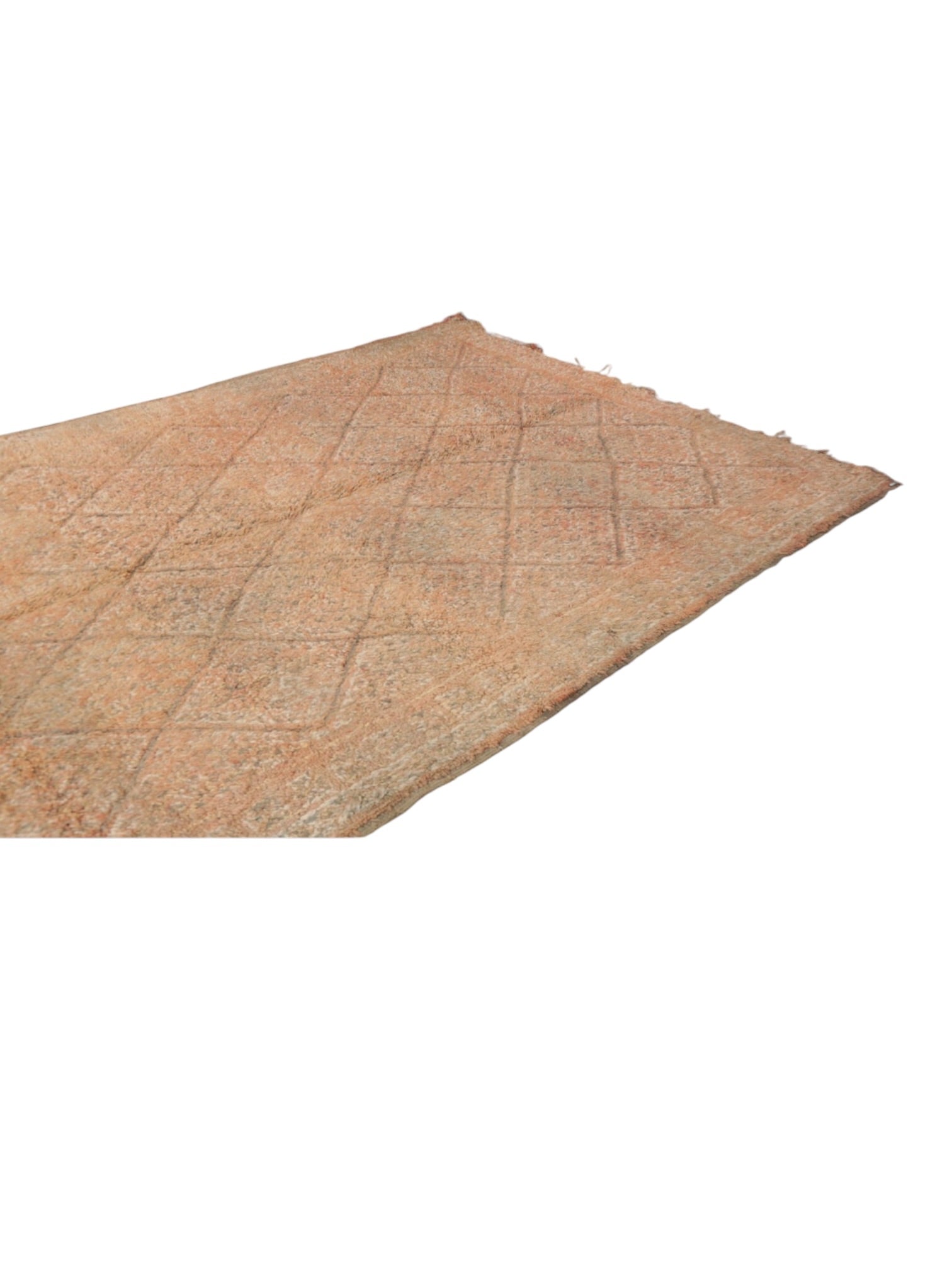 Vintage Moroccan Rug | 296cm x 197cm - Peach Beni Mguild