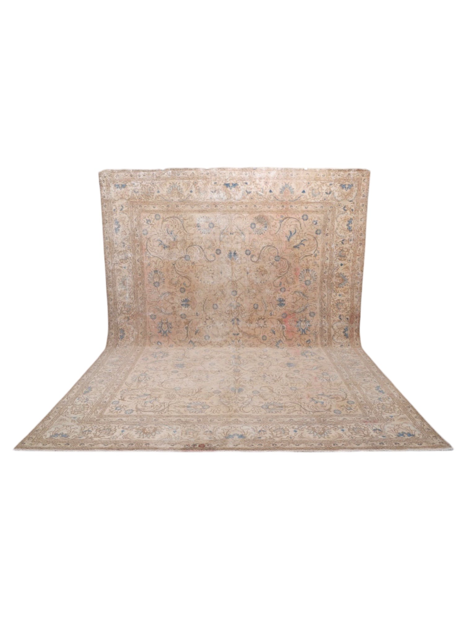 Rare Vintage Turkish Rug - Snowdrop Oushak (390 cm x 293 cm)