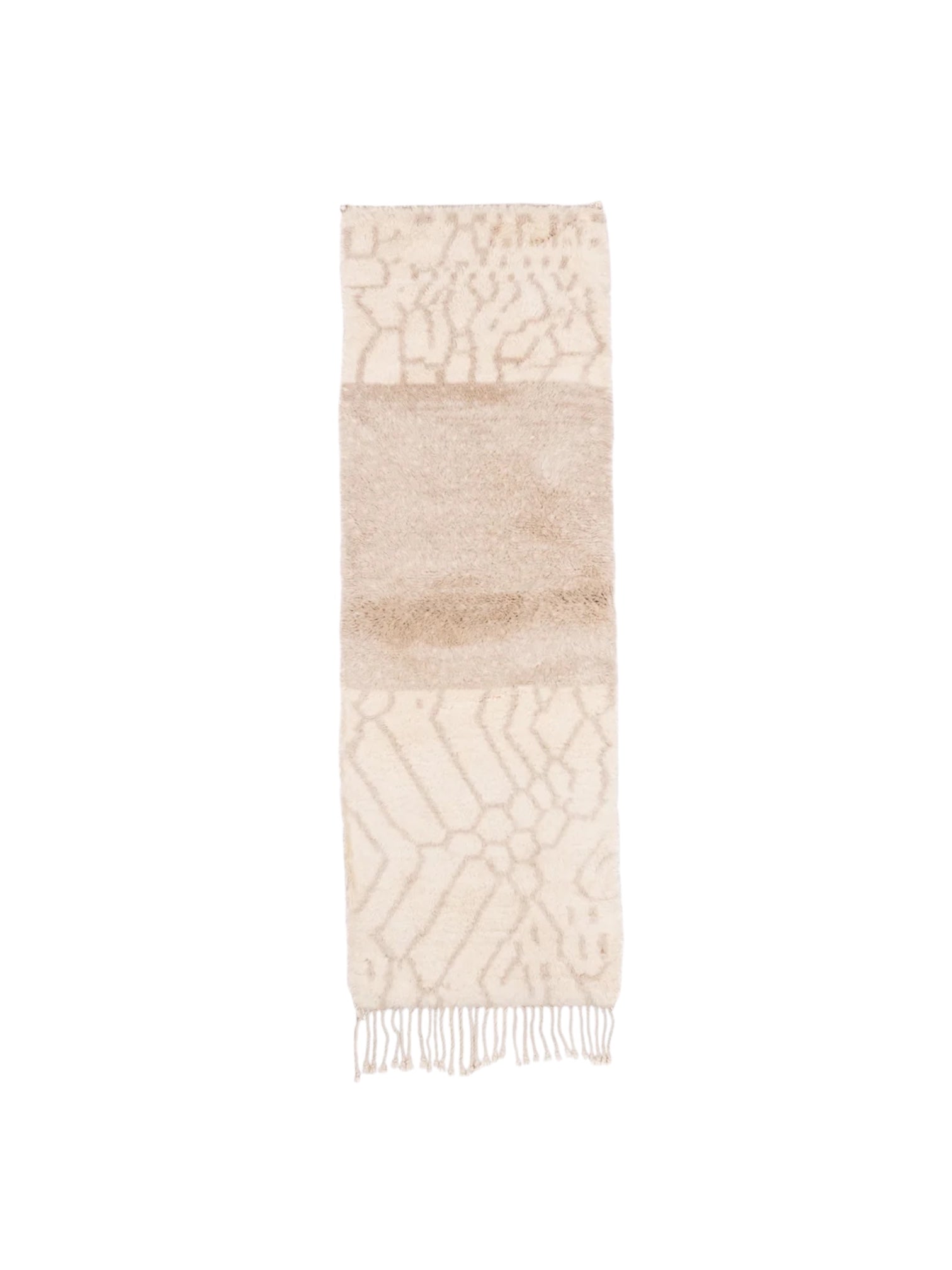 Contemporary Moroccan Runner | Sabbia Lieve - Porcelain Sand