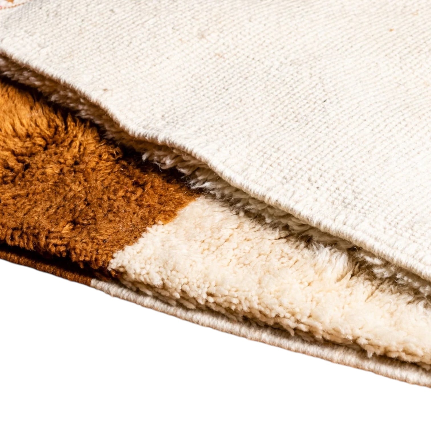 Contemporary Moroccan Runner | Sun Path - Terracotta Cream