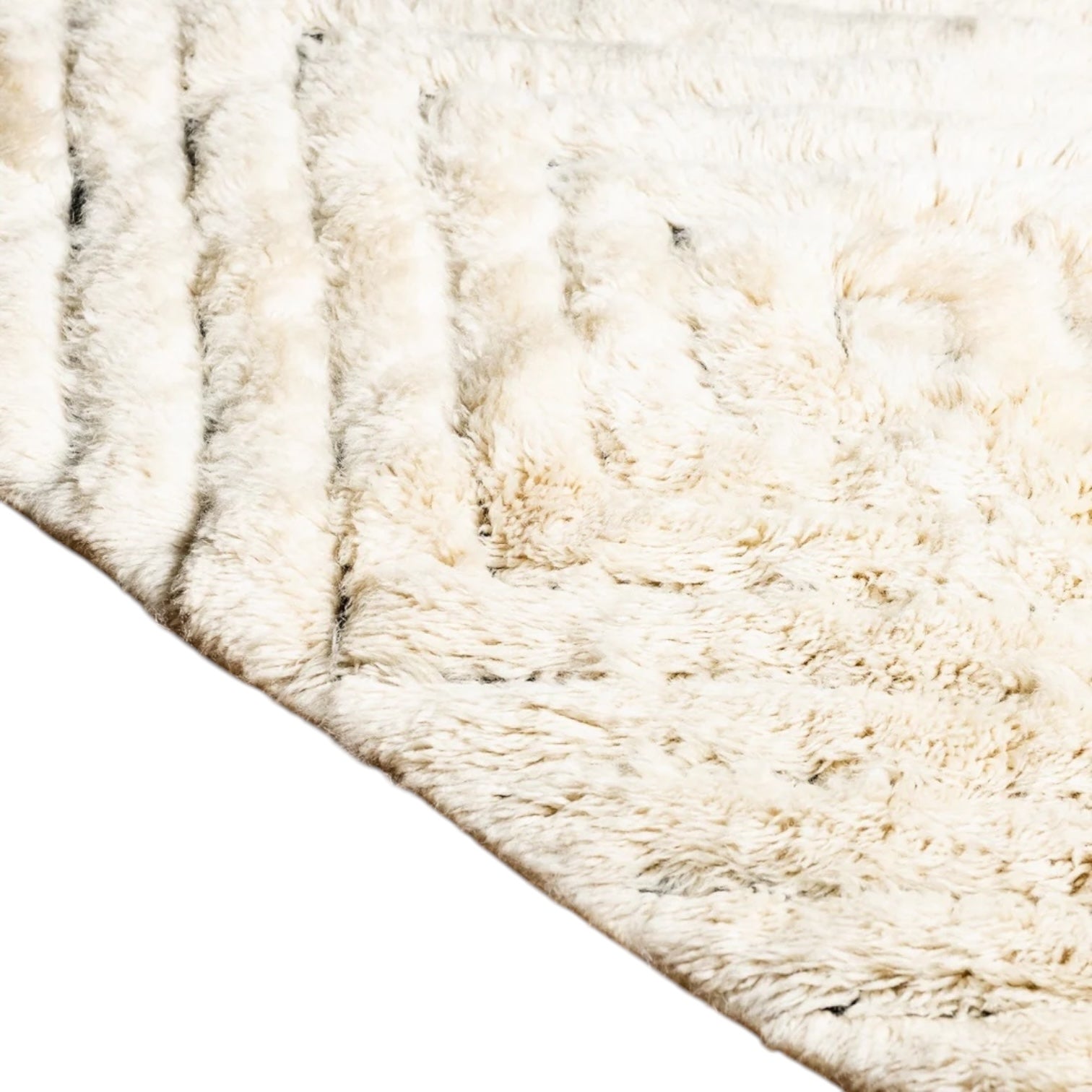Contemporary Moroccan Runner | Riviera Diamond - Nior Ivory