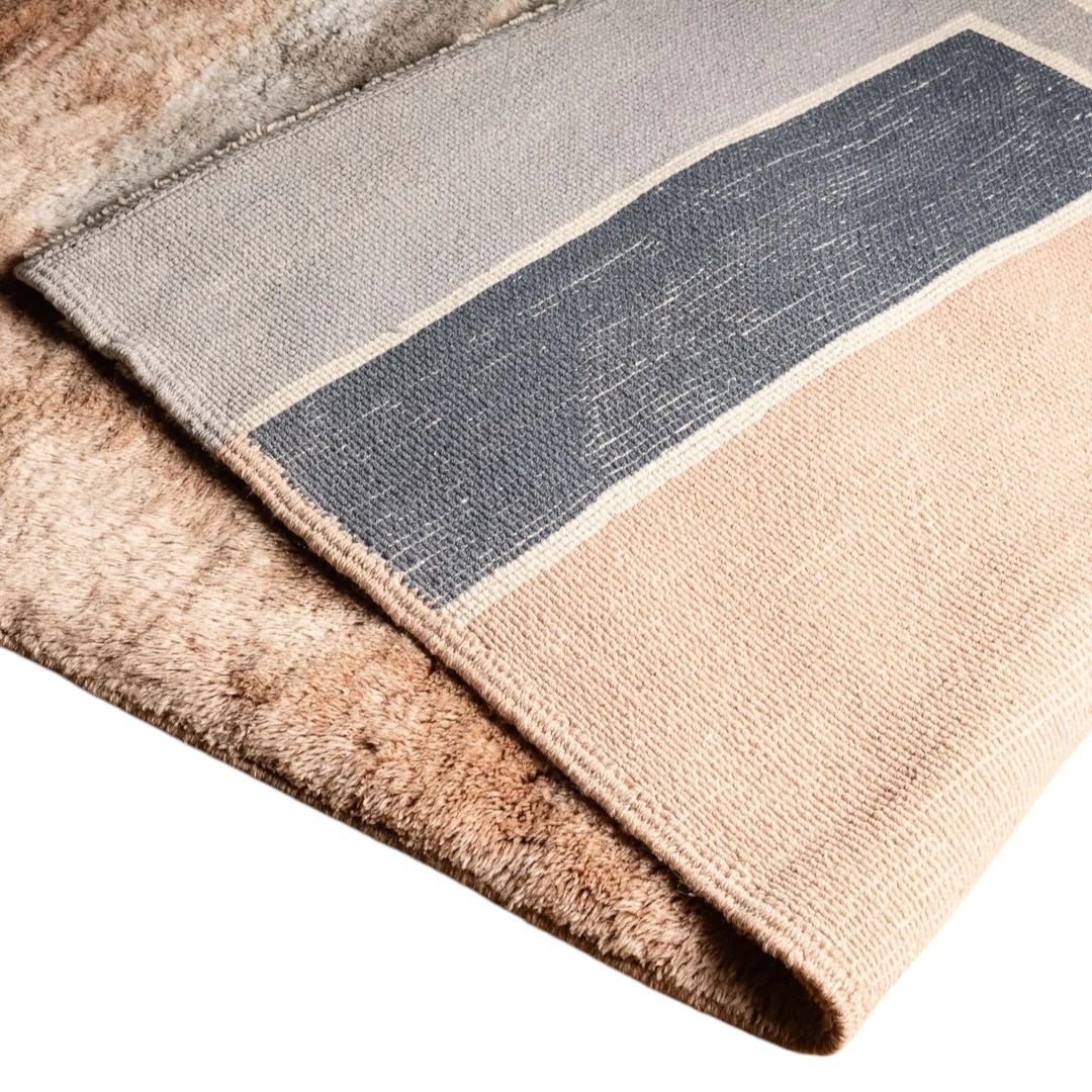 Contemporary Moroccan Beni Mrirt Rug | Casa Dune - Sandstone