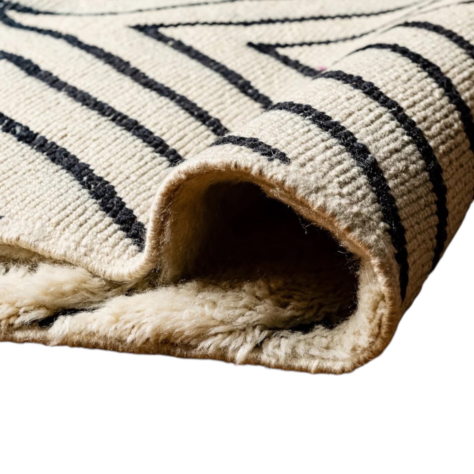 Contemporary Moroccan Runner | Riviera Diamond - Nior Ivory