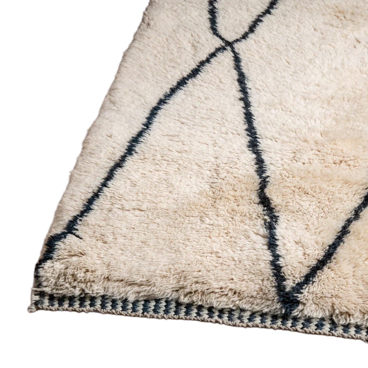 Contemporary Moroccan Runner | Zellige - Oyster Nior