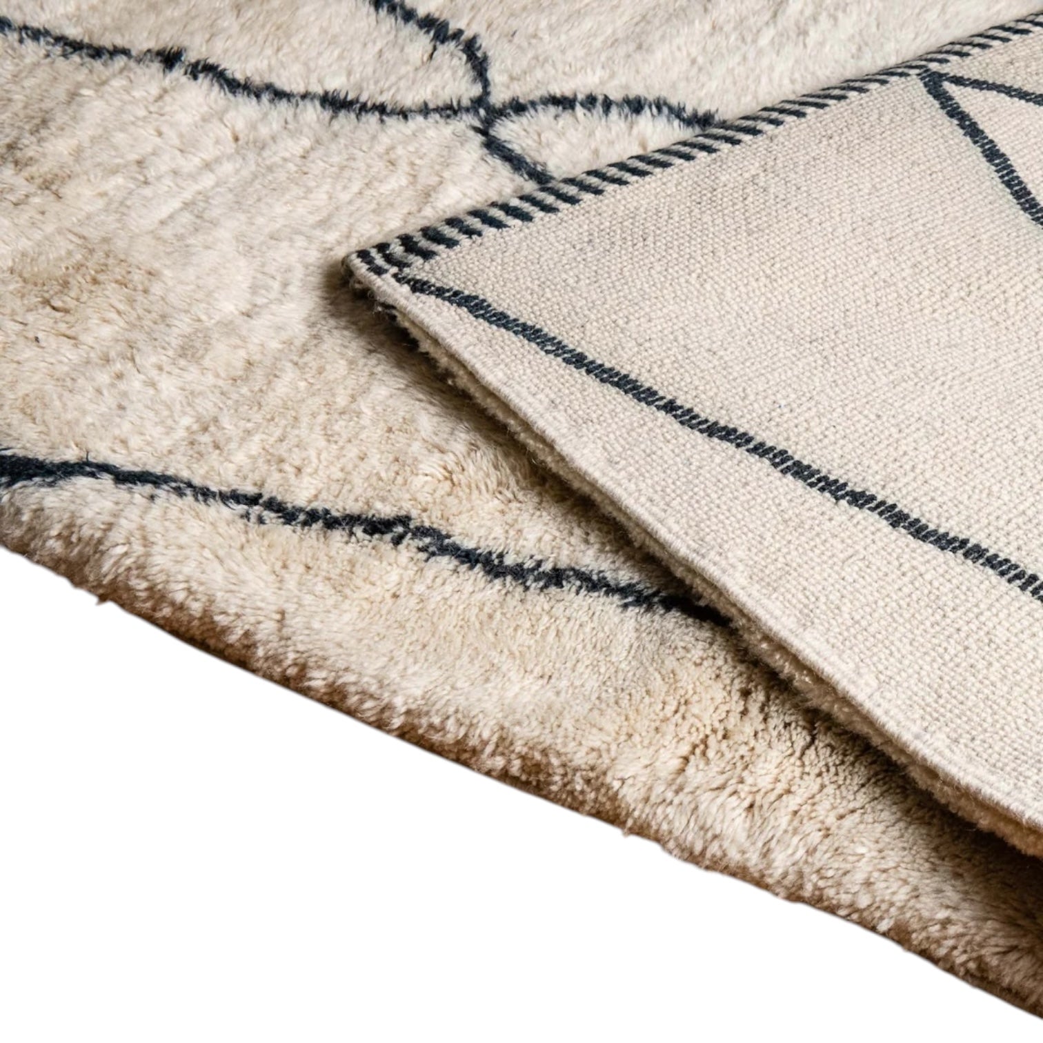 Contemporary Moroccan Runner | Zellige - Oyster Nior