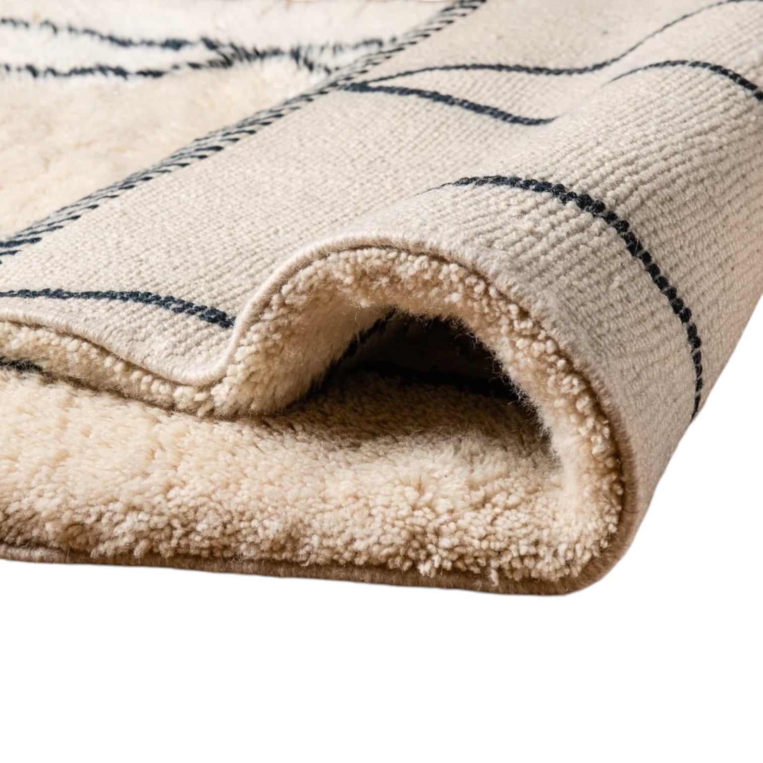 Contemporary Moroccan Runner | Zellige - Oyster Nior