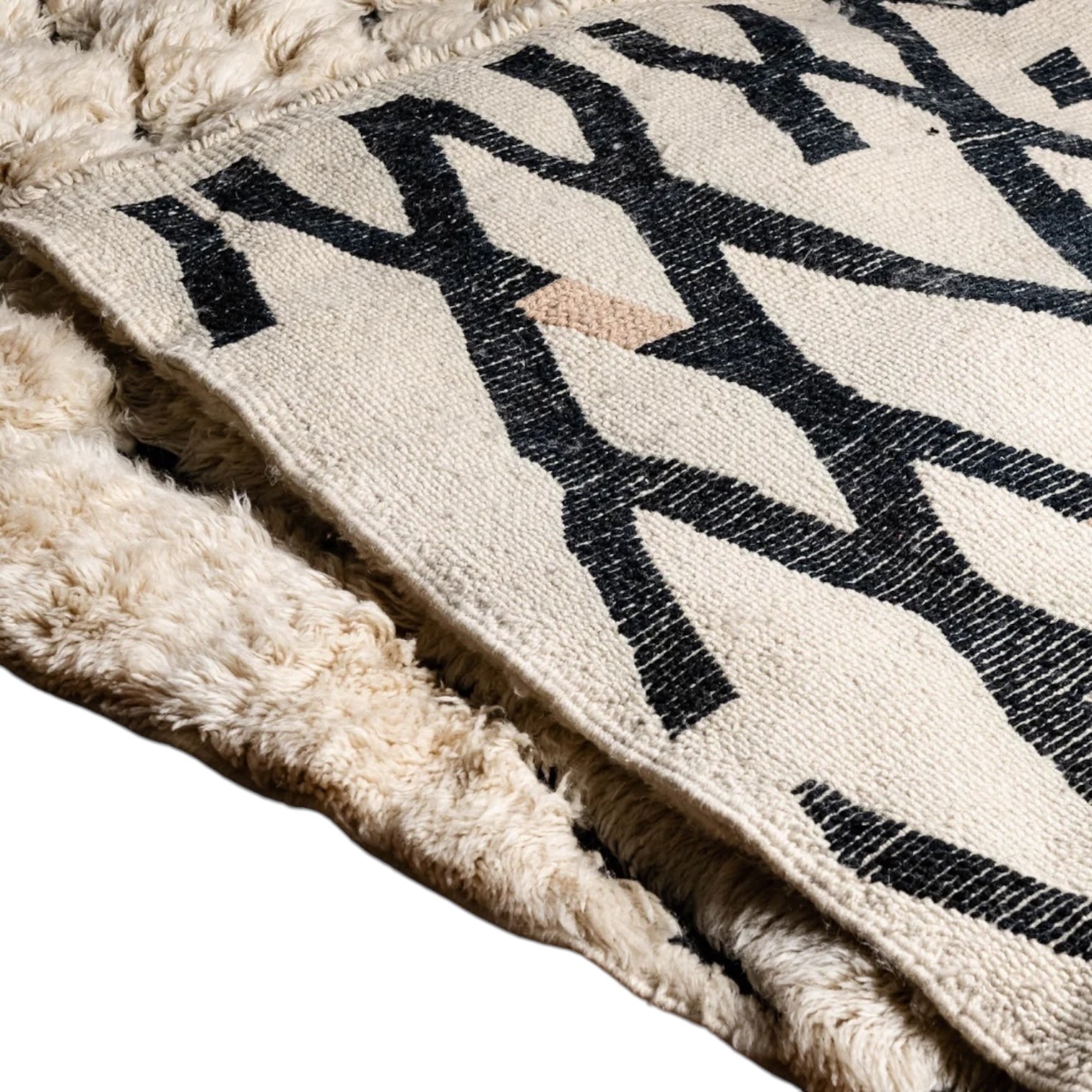 Contemporary Moroccan Runner | Calla - Salted Wool