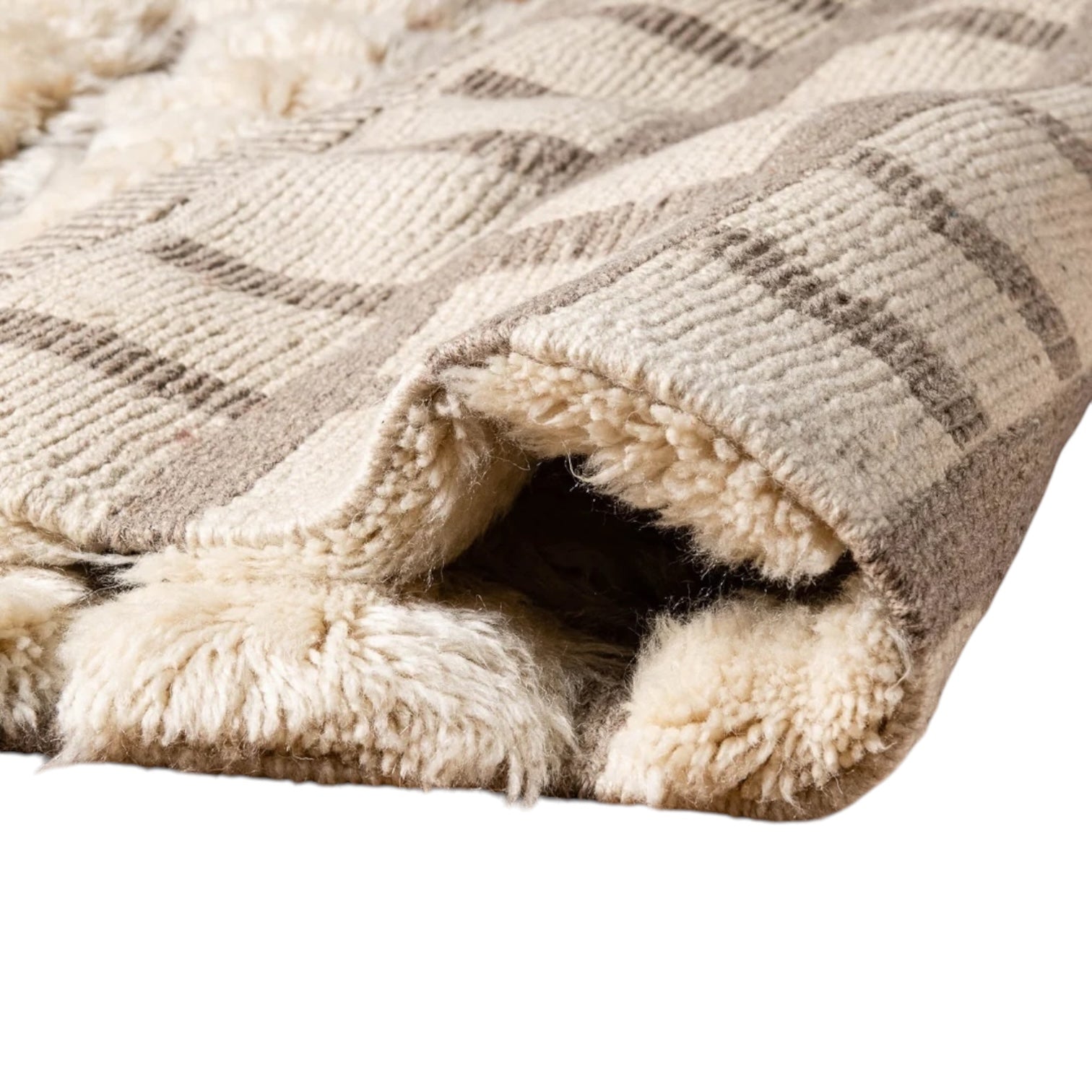 Contemporary Moroccan Runner | Capri - Ivory Beige