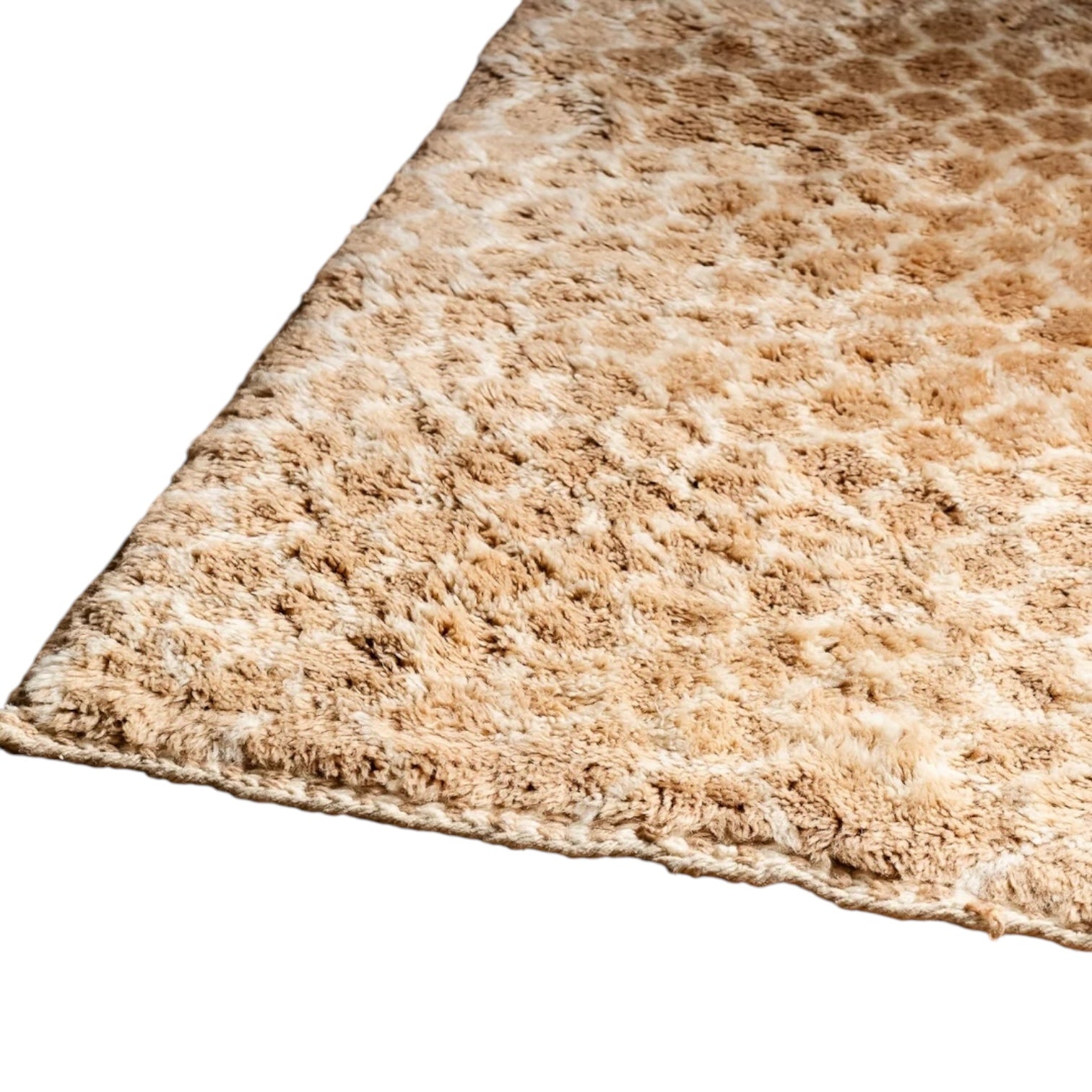Contemporary Moroccan Runner | Miele - Caramel Clay