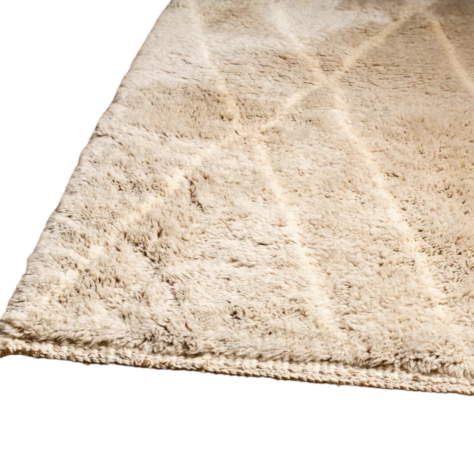 Contemporary Moroccan Runner | Desert Cross - Soft Fawn