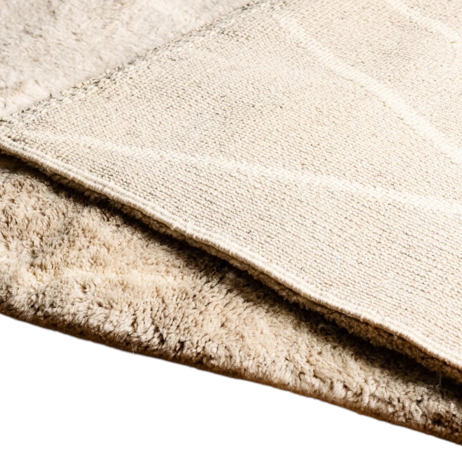 Contemporary Moroccan Runner | Desert Cross - Soft Fawn