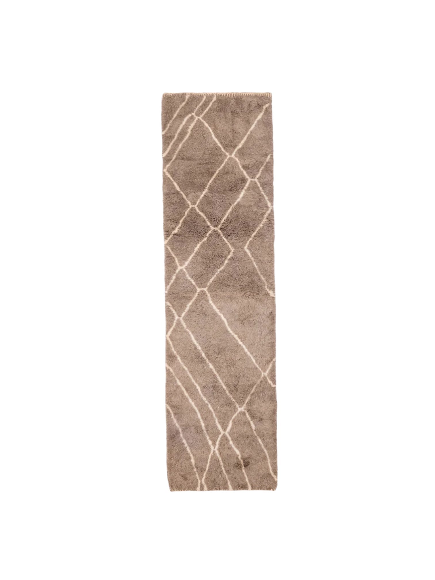 Contemporary Moroccan Runner | Alta Terra – Mocha Truffle