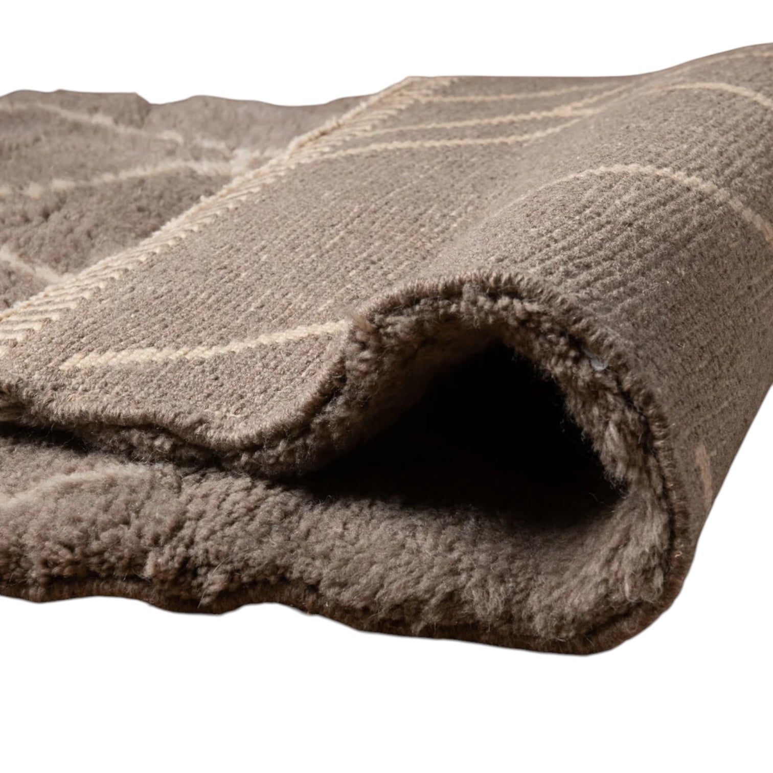 Contemporary Moroccan Runner | Alta Terra – Mocha Truffle