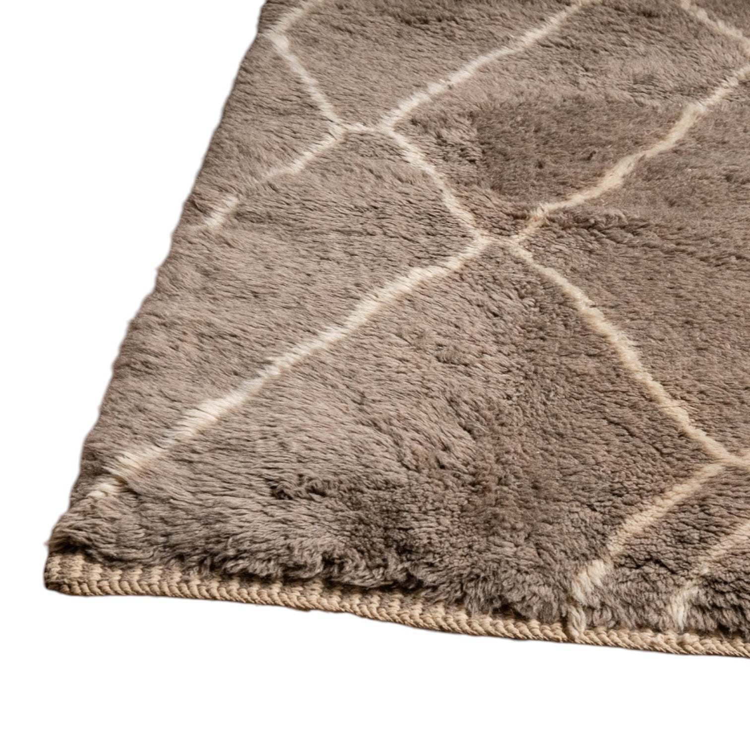 Contemporary Moroccan Runner | Alta Terra – Mocha Truffle