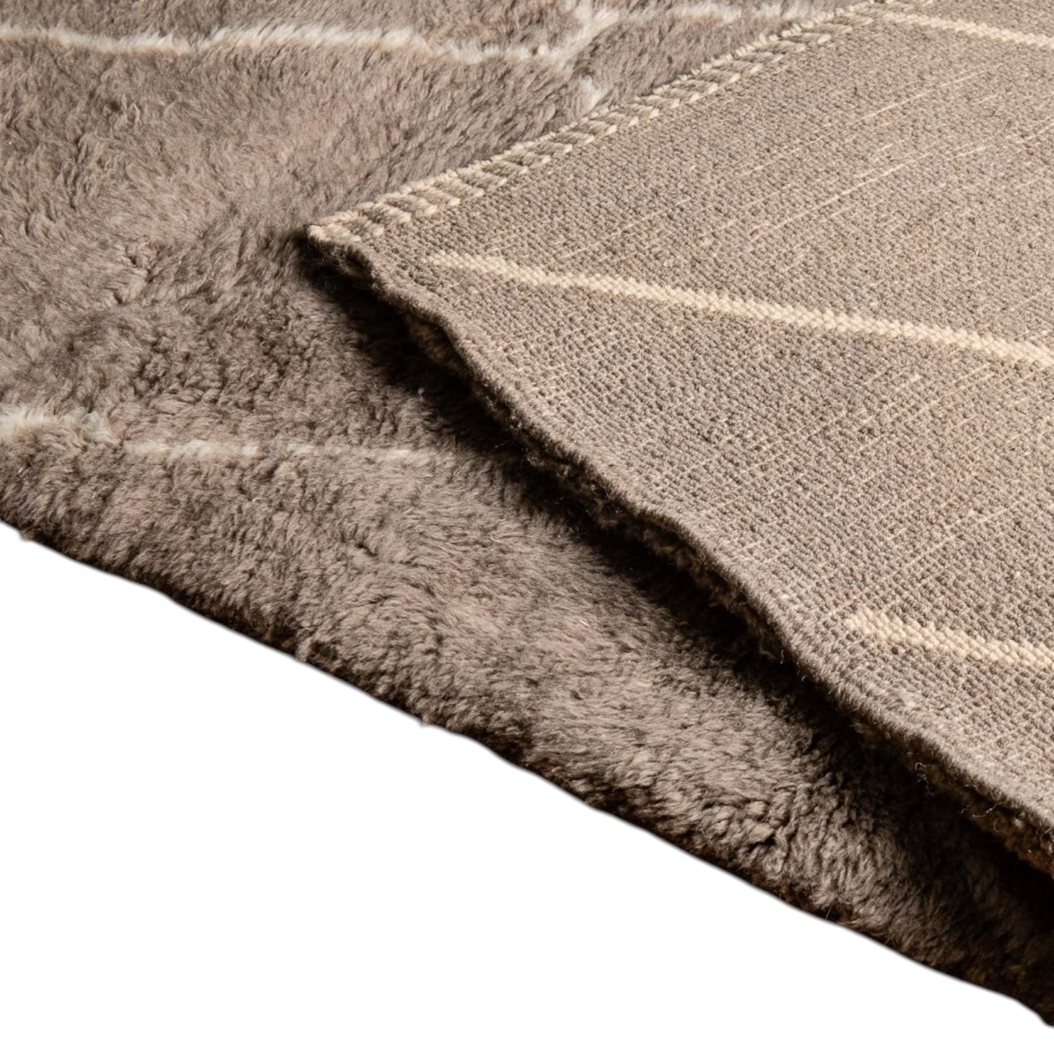 Contemporary Moroccan Runner | Alta Terra – Mocha Truffle