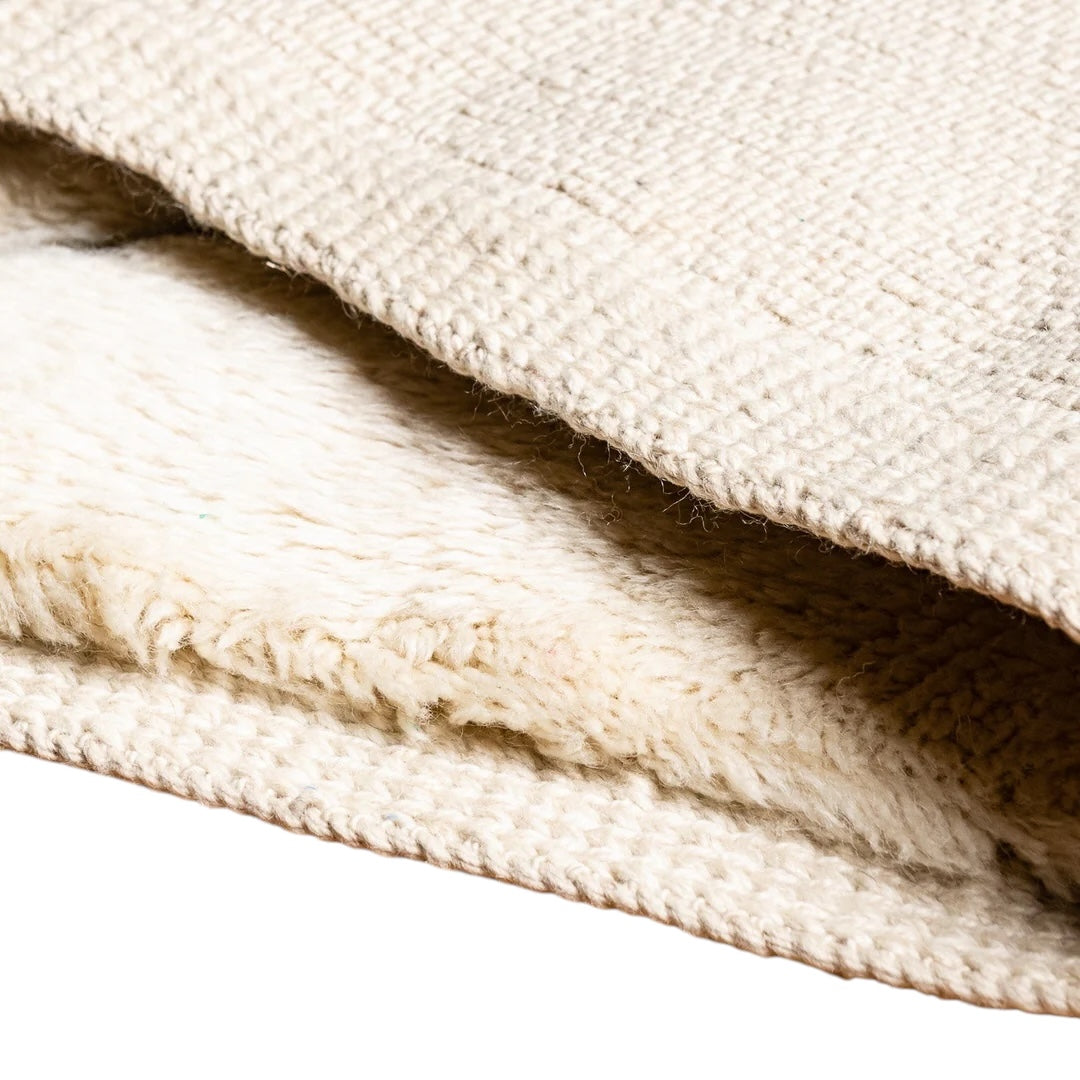 Contemporary Moroccan Runner | Villa Trace - White Marble