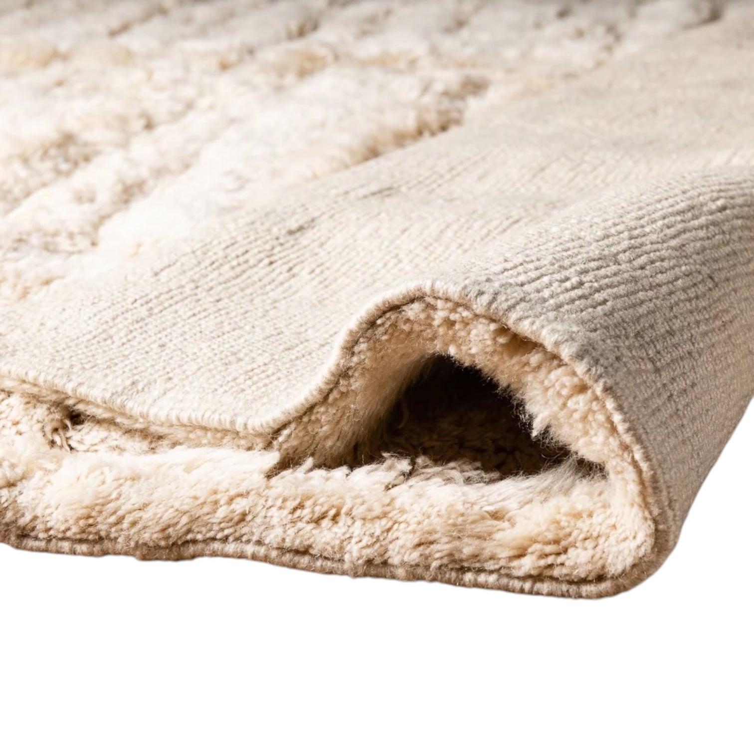 Contemporary Moroccan Rug | Mallorca - Toasted Crème