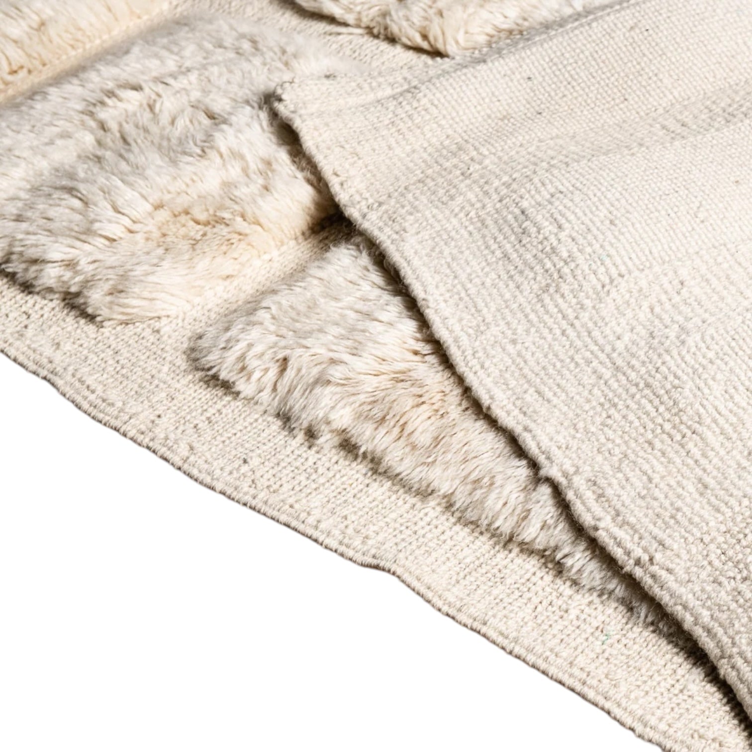 Contemporary Moroccan Rug | Portico Pave - Bianco