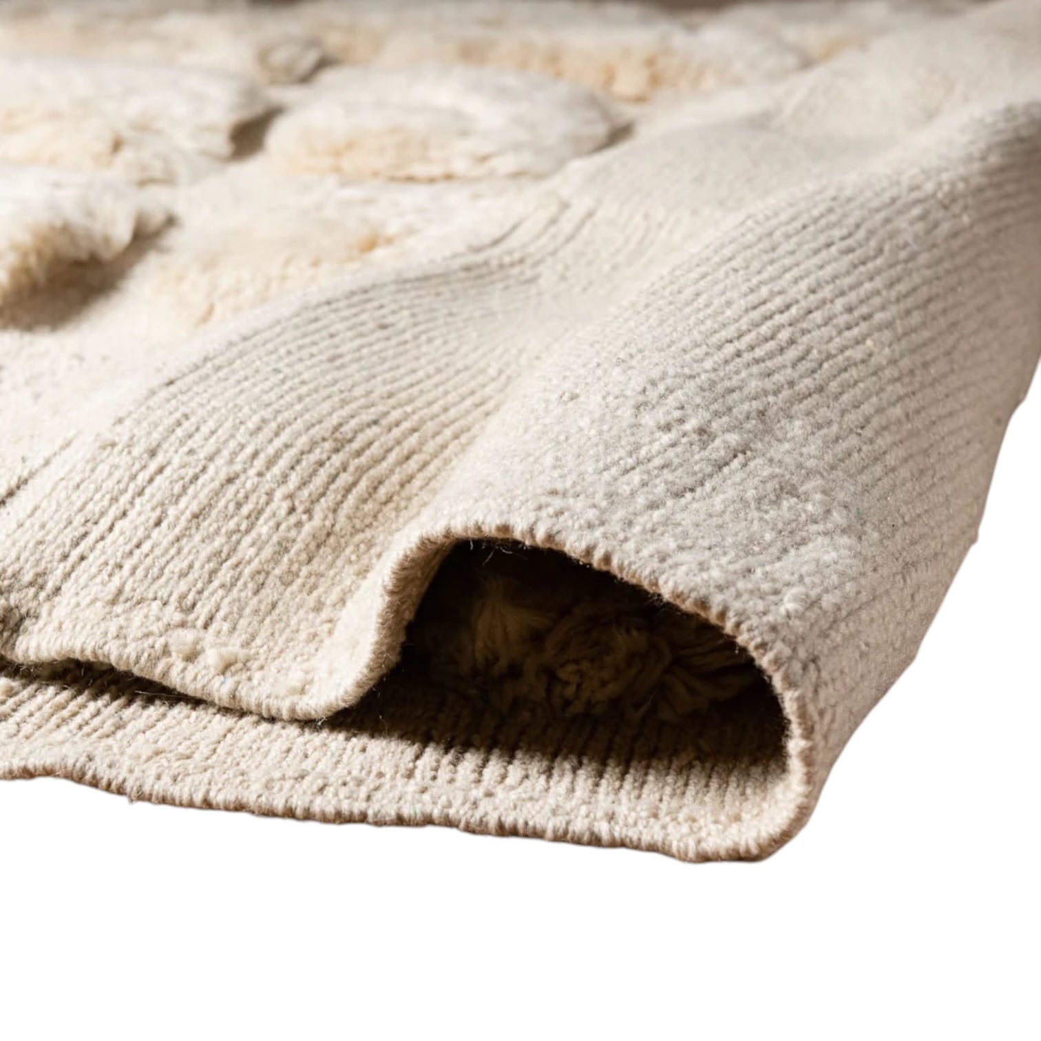 Contemporary Moroccan Rug | Portico Pave - Bianco