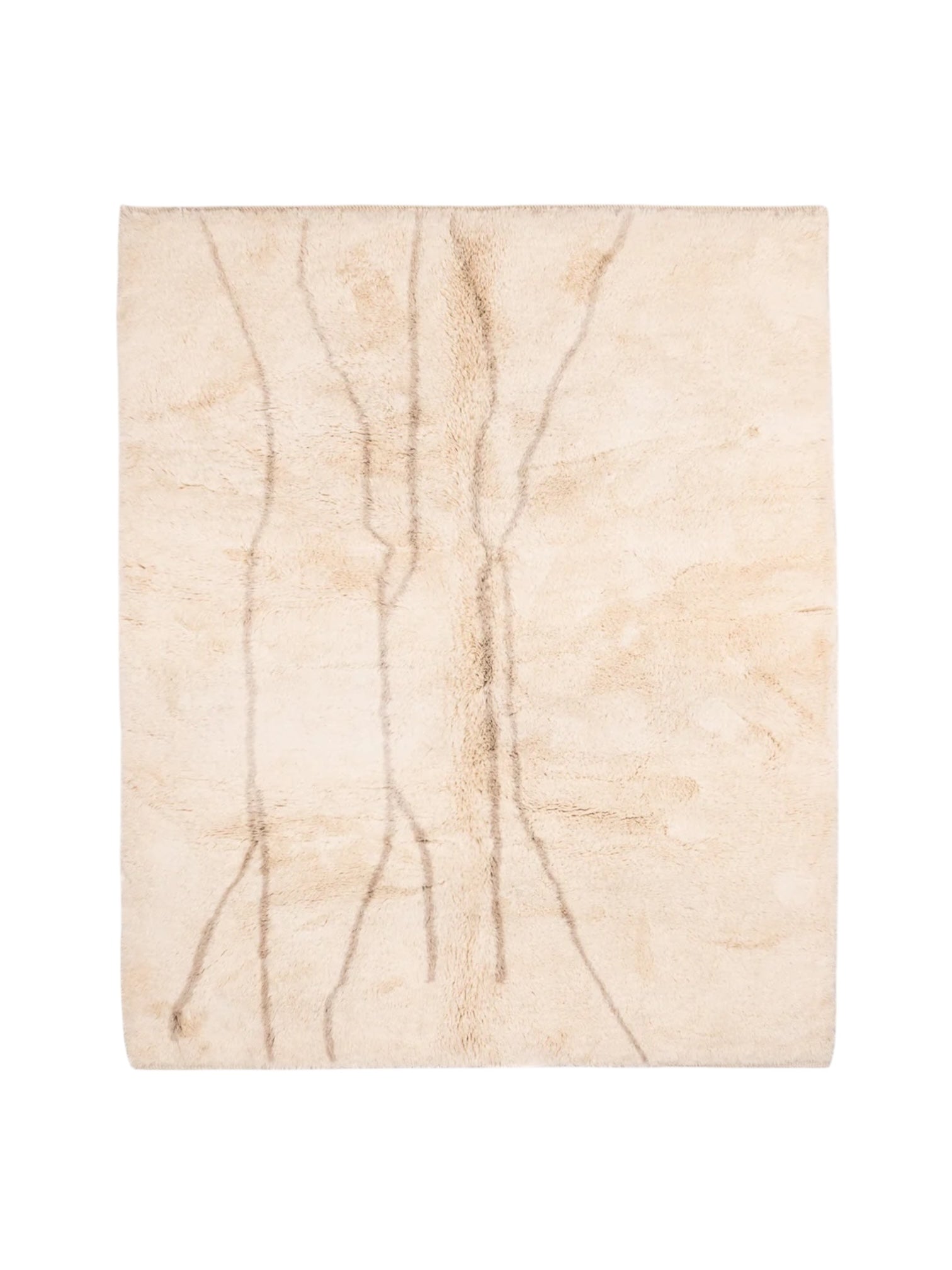 Contemporary Moroccan Rug | Roam - Latte Veil