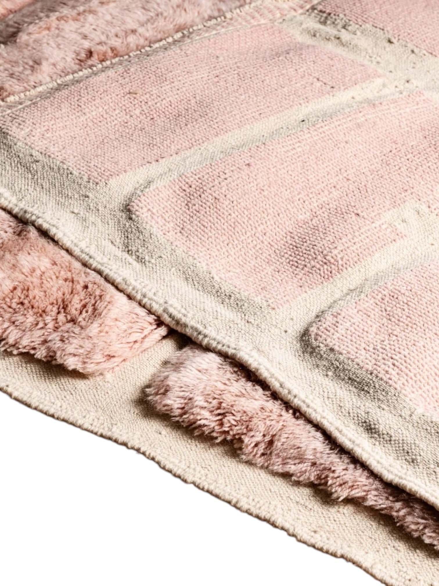 Contemporary Moroccan Rug | Paloma - Pink Stone