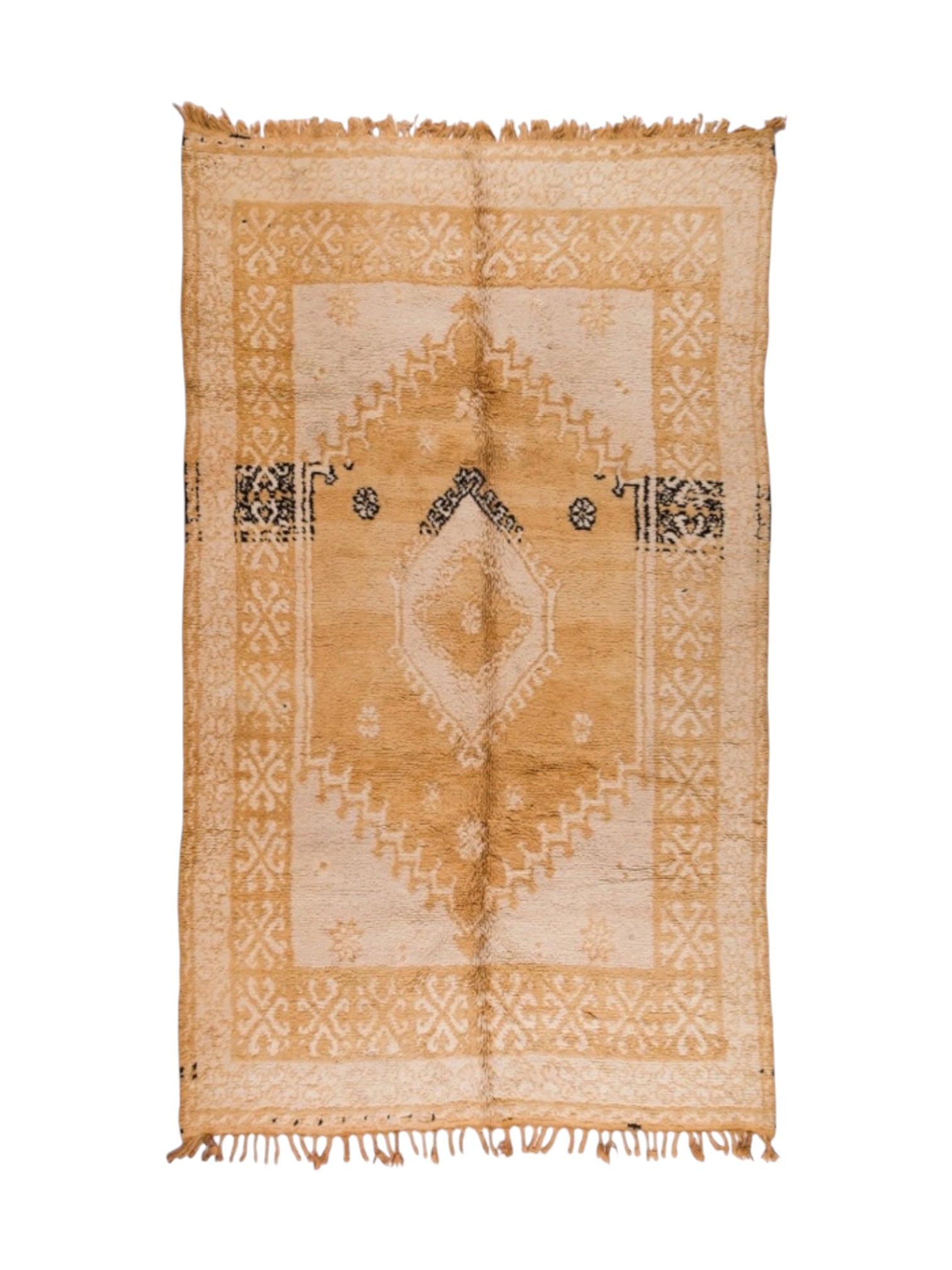 Vintage Moroccan Rug | 283cm x 172cm - Sandstone Boujaad