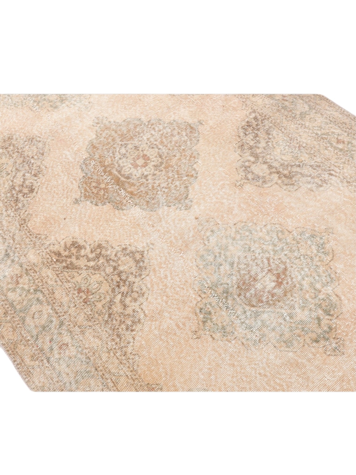 Rare Vintage Turkish Rug - Oushak Runner (374cm x 144cm)