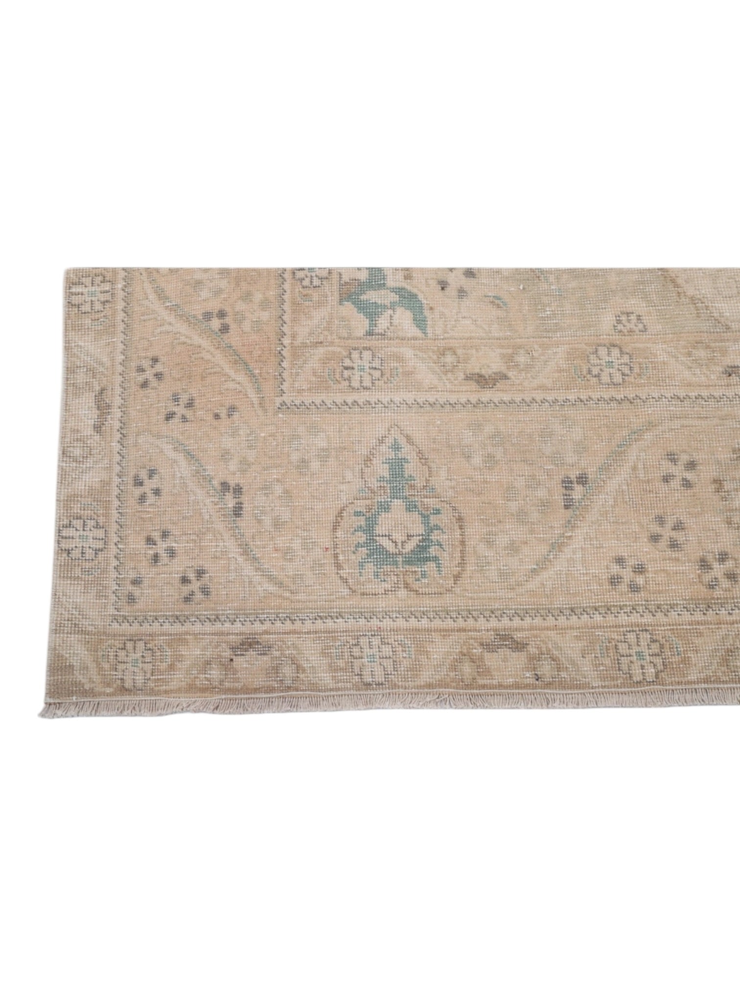 Rare Vintage Turkish Rug - Dune Fleur Oushak (374 cm x 280 cm)