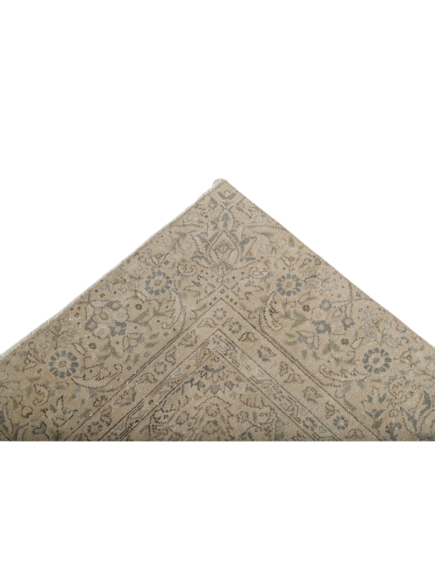 Vintage Turkish Rug - Enchanted Bloom Oushak (352 cm x 237 cm)