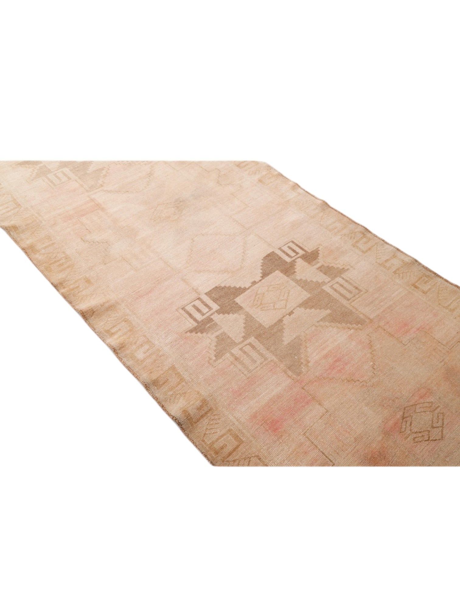 Rare Vintage Turkish Rug - Magic in Mykonos Oushak Runner (286 cm x 120 cm)