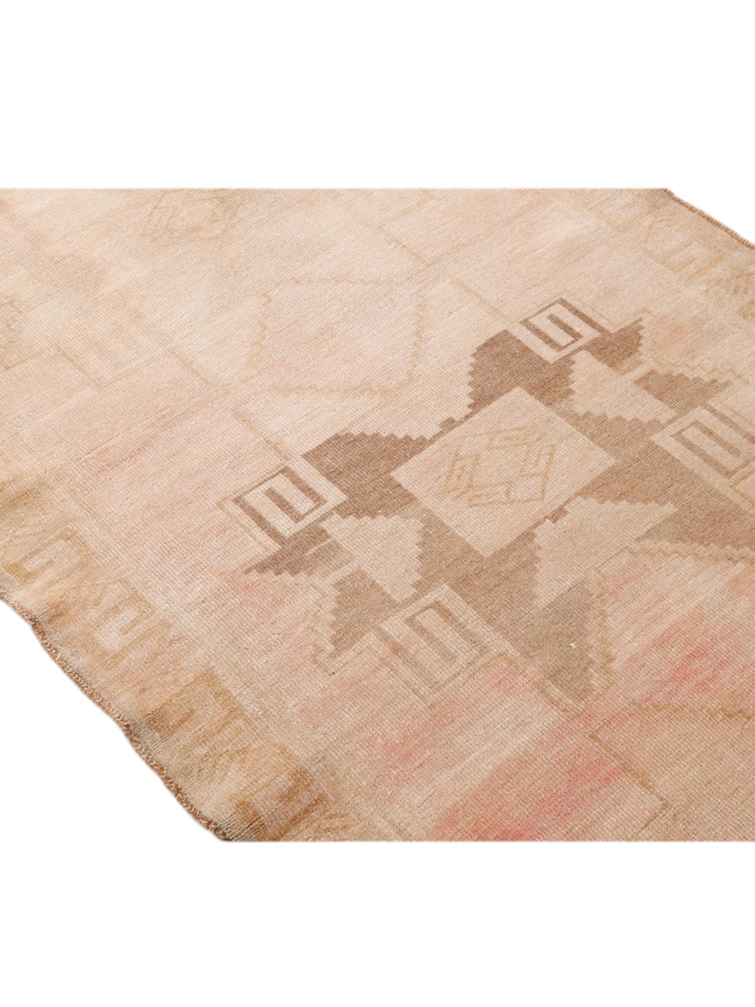 Rare Vintage Turkish Rug - Magic in Mykonos Oushak Runner (286 cm x 120 cm)