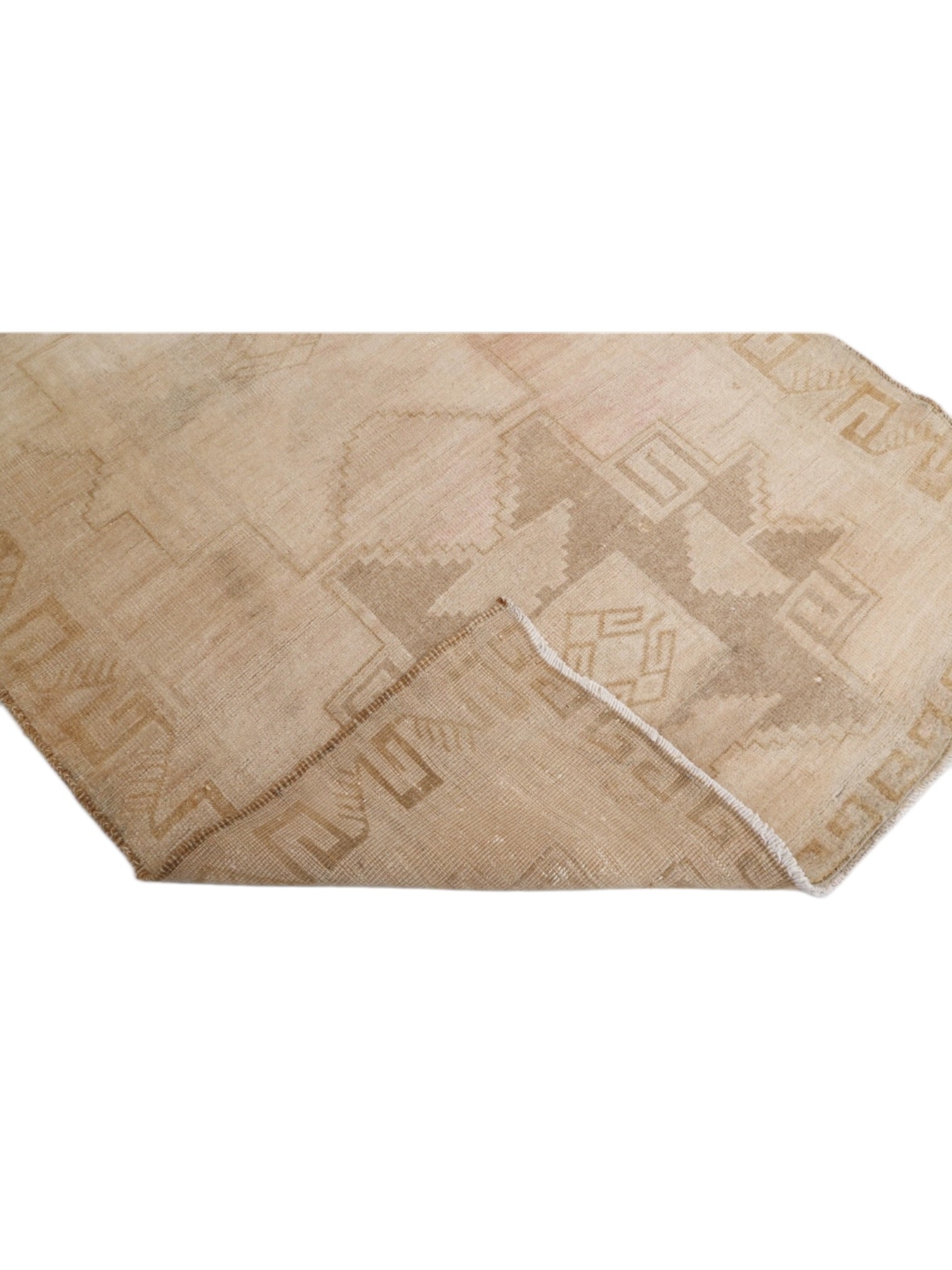 Rare Vintage Turkish Rug - Magic in Mykonos Oushak Runner (286 cm x 120 cm)