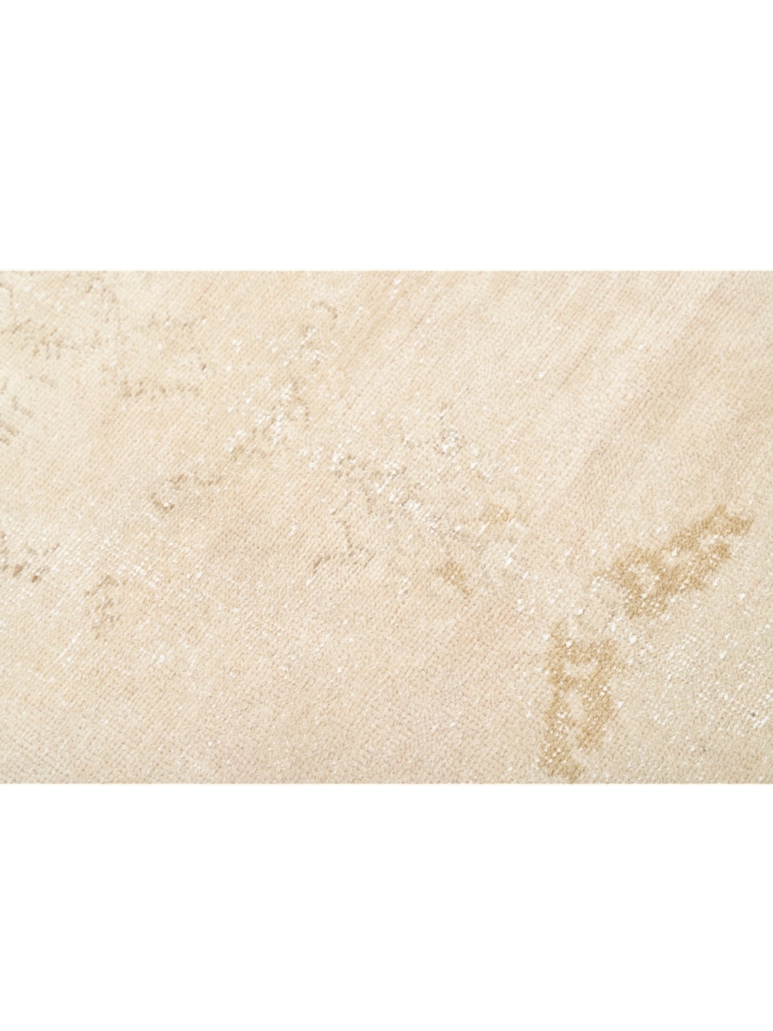 Rare Vintage Turkish Rug - Champagne Bloom Oushak Runner (384 cm x 99 cm)