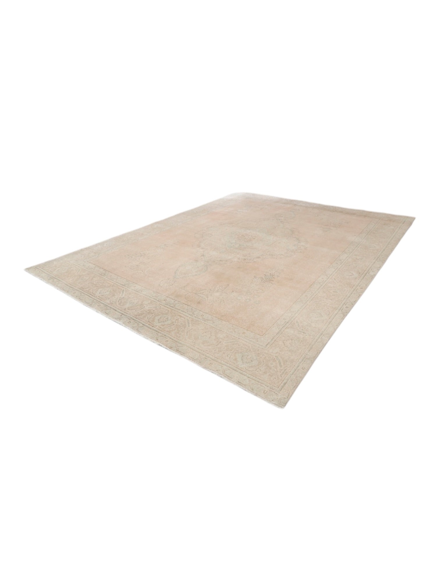 Vintage Turkish Rug - Twilight Bloom Oushak (387cm x 308cm)
