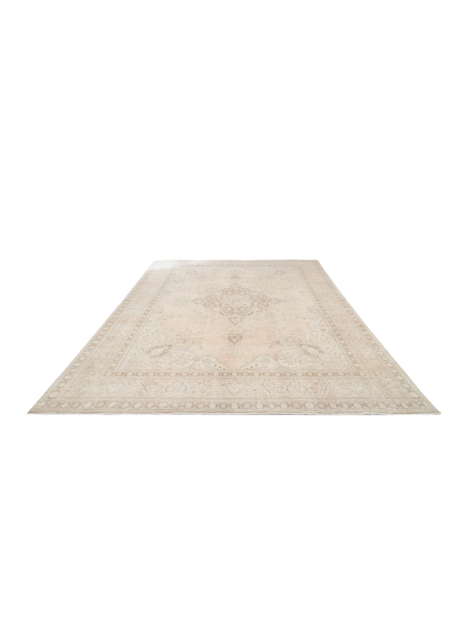 Rare Vintage Turkish Rug - Moon Garden Oushak (381cm x 280cm)