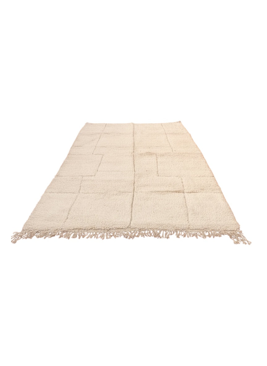 Original Moroccan Beni Ourain Wool Rug - Léora 09 ( 240cm x 170cm )