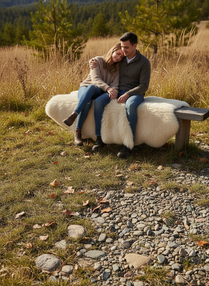 Long Wool Australian Merino Sheepskin | Quarto - Natural